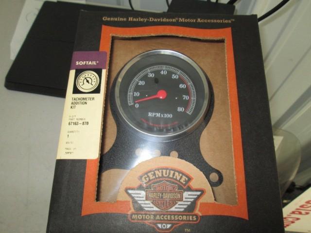 Nos oem harley-davidson tachometer addition kit p/n 67163-87b