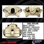 Centric parts 141.33148 front left rebuilt caliper with hardware