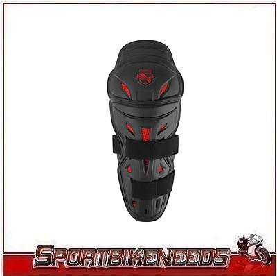 Icon stryker knee guard one size fits all black red