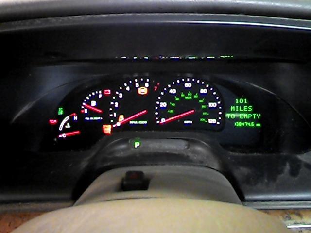 2001 lincoln continental speedometer instrument cluster gauges 2641956