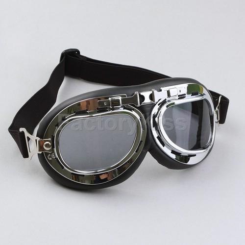 Steampunk goggles motorcycle glasses industrial goth unique smoke