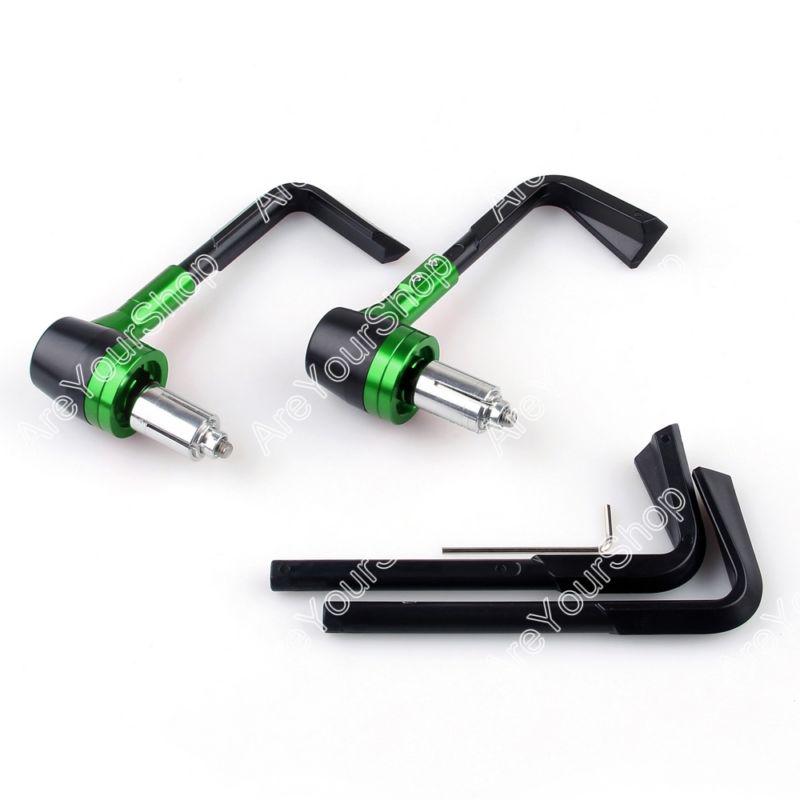 Universal 7/8" 22mm proguard system pro brake clutch levers protect guard green