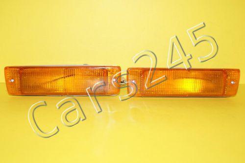 Vw passat b2 bumper corner lights set new! l=r! amber