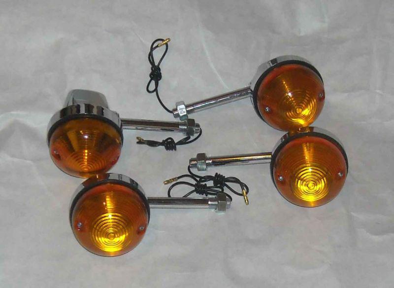 Triumph bsa norton 1971-1979 turn signal set, new, all four, free shipping!