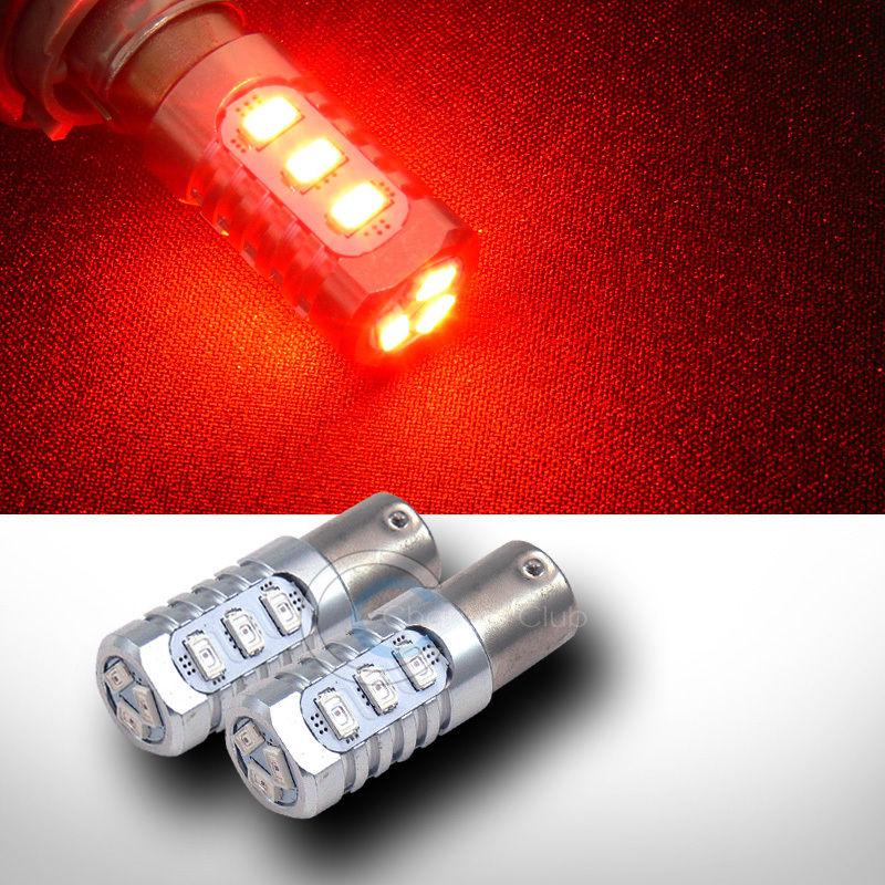 2p red 1156 ba15s 12x 5730 smd led backup/reverse light bulbs 7506 7507 7527