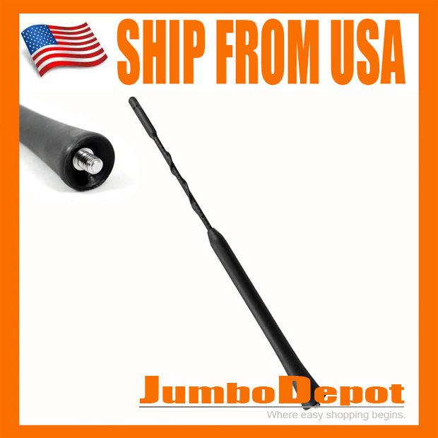 Us new 1pcs black 9" roof mast whip antenna for mazda 3 5 6 protege5 mx-5 miata 