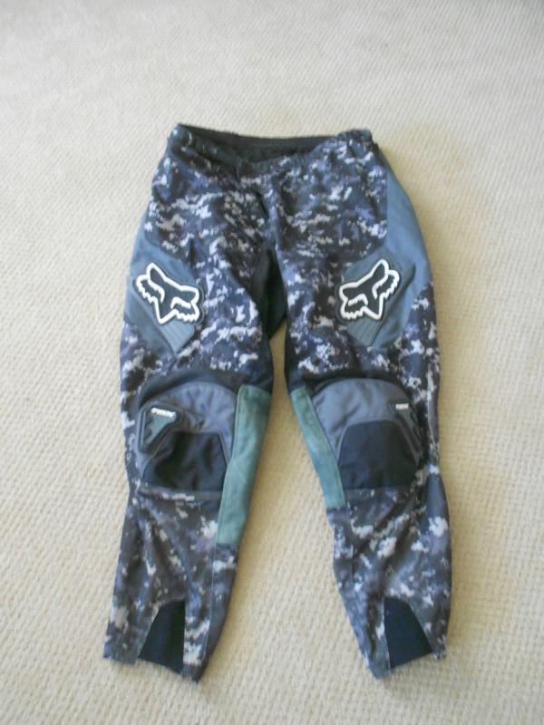 Fox racing 180 race pant  - grey digital camo - sz38