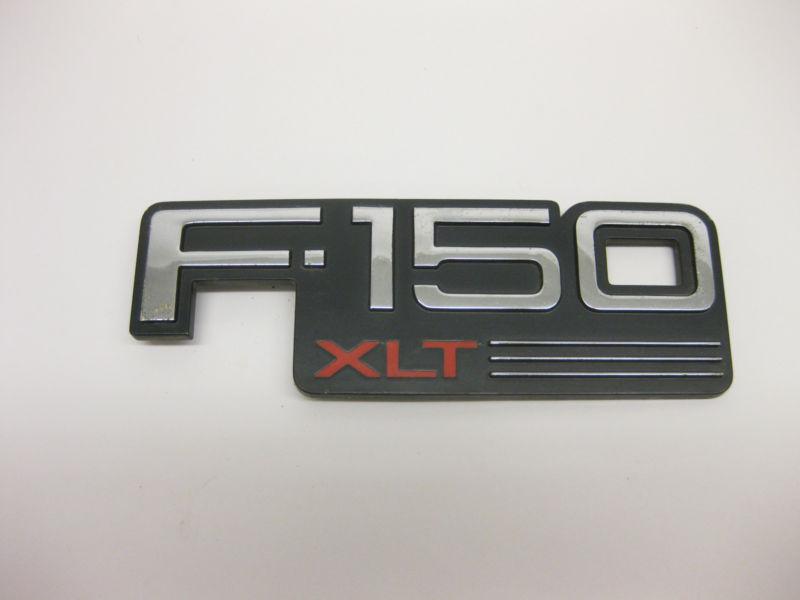 1992 91 93 ford truck f150 xlt emblem very nice #f2tb 90s 80s 94 89 91 ?? 
