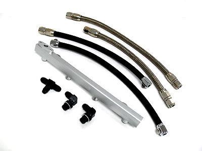 Obx hi-flo fuel rail 90-93 mazda miata mx-5 1.6l silver