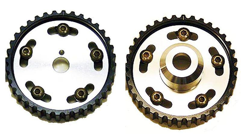 Obx cam gear sprocket toyota corolla ae86 4ag 20v in/ex (silver/2pcs)