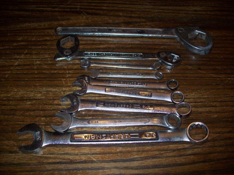 Lot of wrenches craftsman, s&k