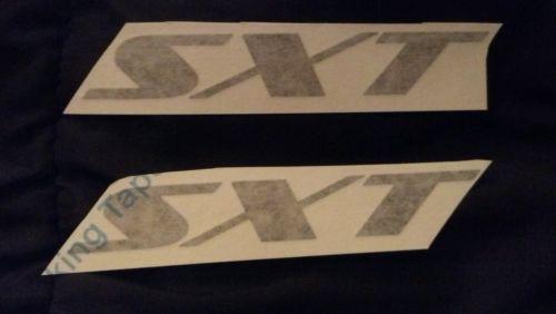 Sxt vinyl decal sticker flat / matte black