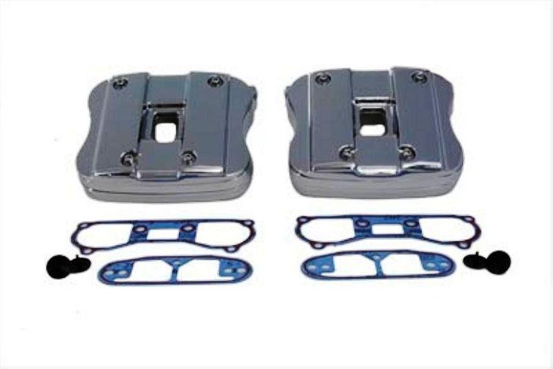 Chrome 6 piece top rocker box covers set w/gaskets for hd sportster 1991-2003 