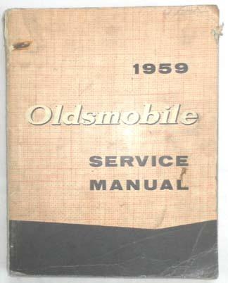 1959 oldsmobile service repair manual all models original 