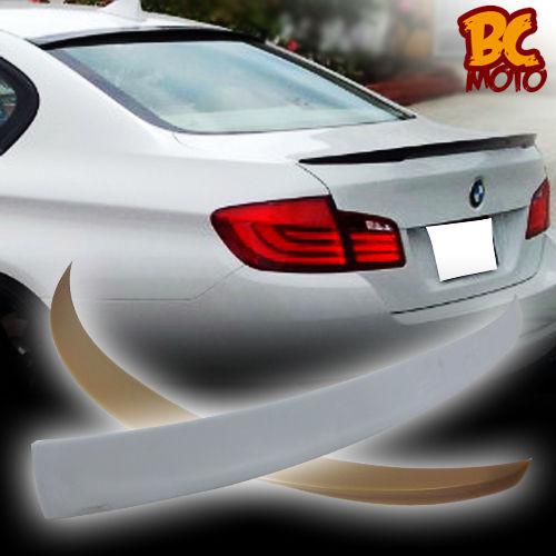 Bmw 5-series f10 3d roof & p performance type rear boot trunk spoiler ▼