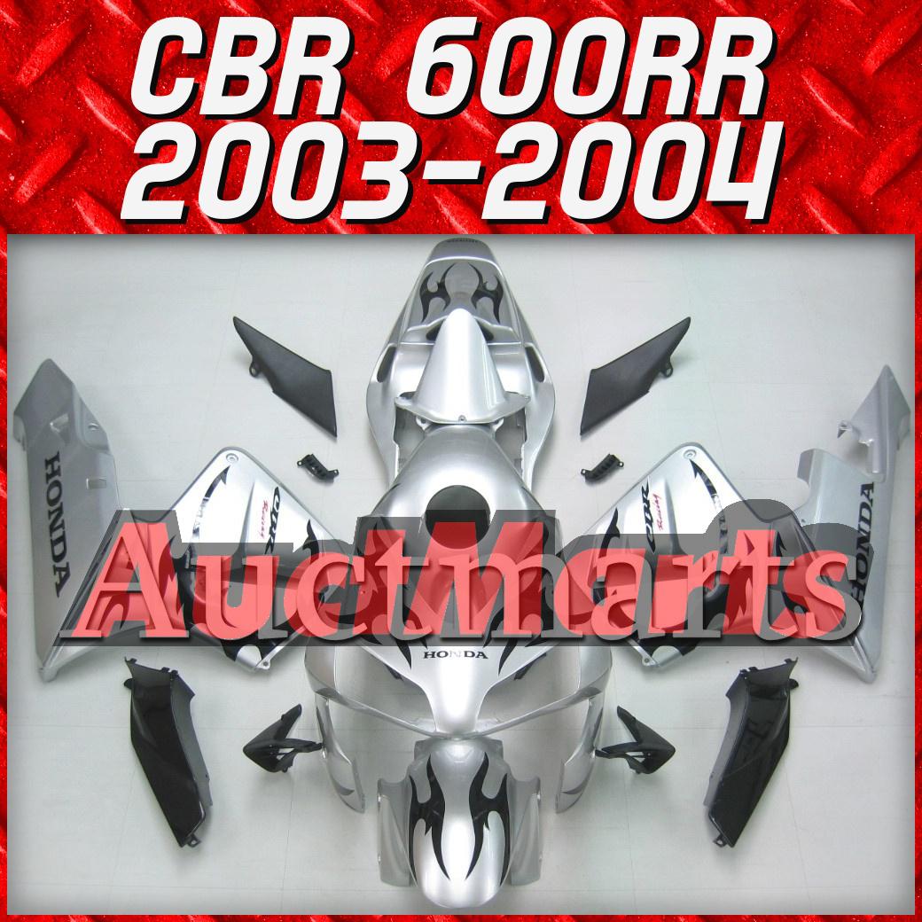 Fit honda 03 04 cbr600rr cbr 600 rr 2003 2004 fairing kit abs plastics c10 a57