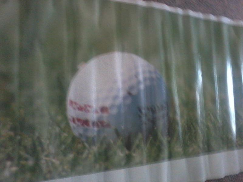 Golf ball in grass full rear window graphic decal/cling shade tint  2'x5' new