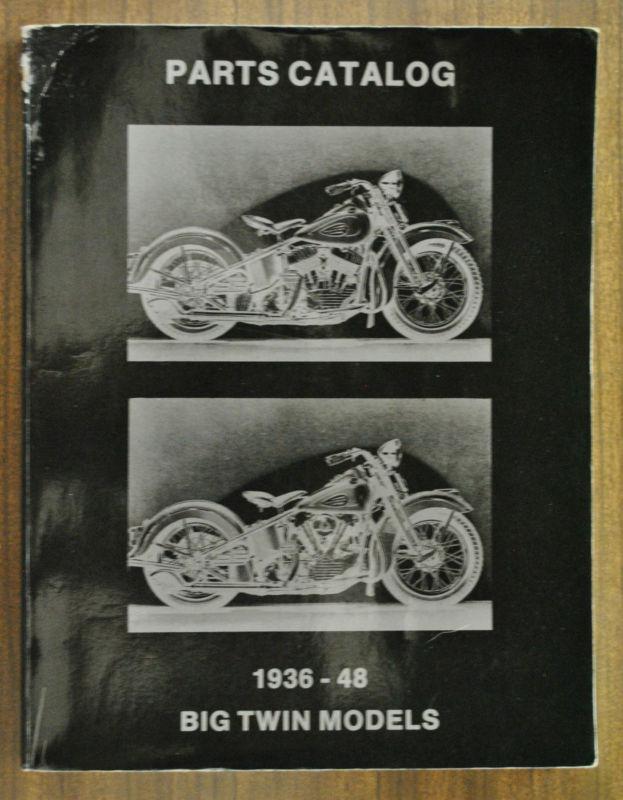 1936-48 harley parts catalog manual book e el f fl u ul uh ulh knucklehead pan