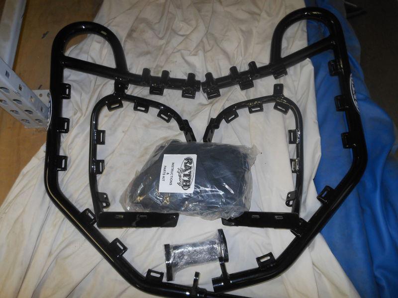 Rath racing suzuki ltr450 competition black nerf bars heel guards in stock