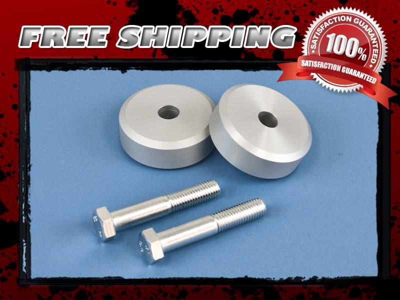 Silver aluminum lift kit front 1.5" coil spacer block 4x4 4wd