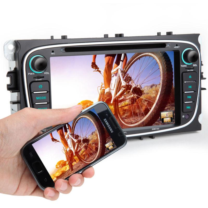 Onsale 7" ford focus 2 din car dvd player gps sat stereo touch ipod swc dlna nfc