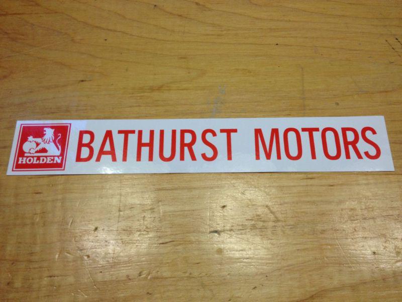 Holden bathurst dealership sticker pontic g8 late gto aussie decal