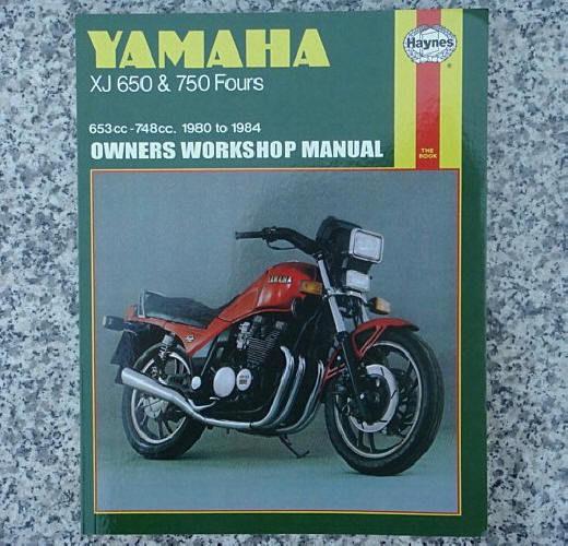 1980-1984 yamaha xj 650 750 maxim seca repair manual