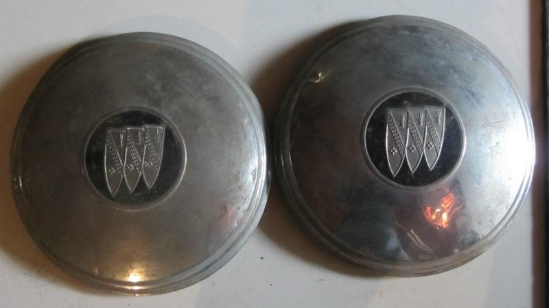 2 vintage buick hub caps wheel covers