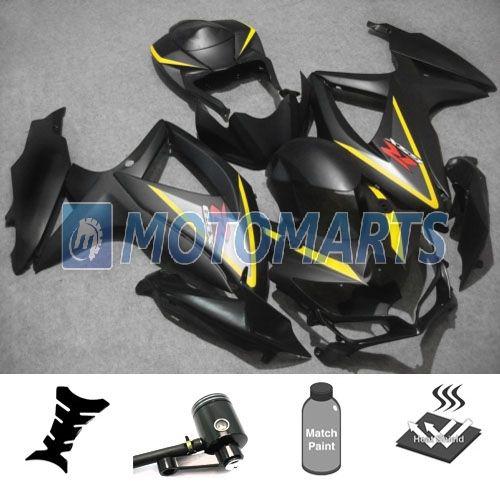 Bundle inj fairing w/ brake fluid pot for suzuki gsx r 600 750 k8 08 09 gsxr aq