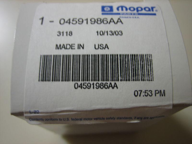 Chrysler mopar oem fuel injector 04591986aa new set of 6