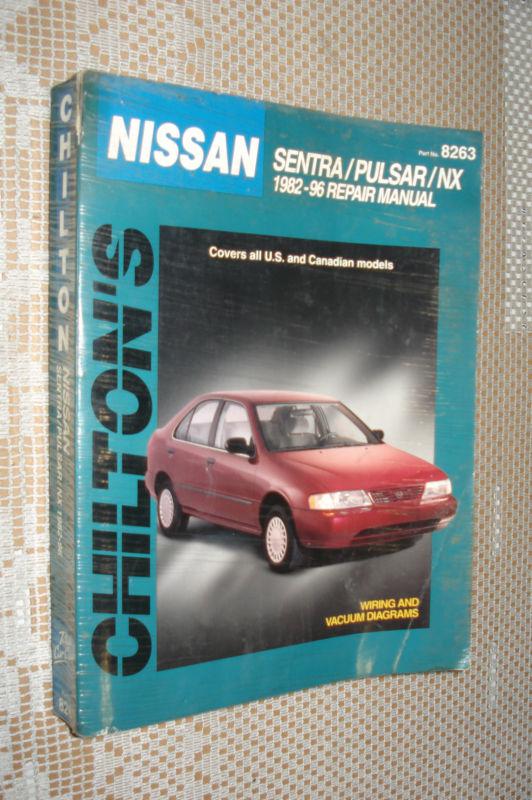 1982-1996 nissan sentra pulsar nx service manual shop book repair 95 94 93 92 91