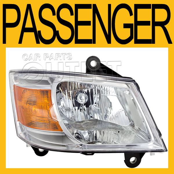 08-10 dodge caravan right head light lamp assembly new r/h c/v se sxt vp 09