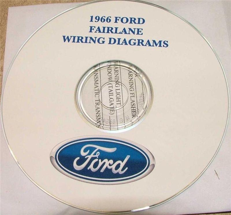 1966 ford fairlane wiring diagram manual on cd