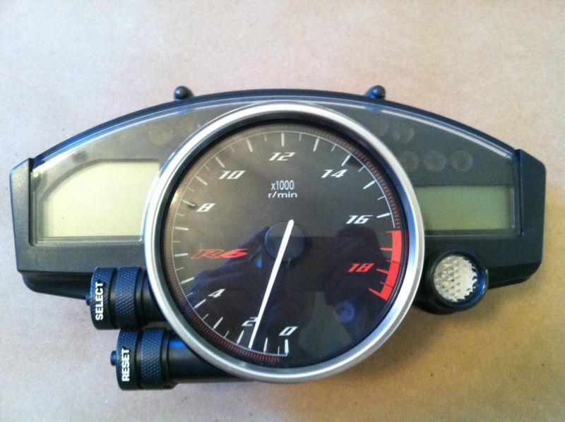 2008 2009 2010 2011 2012 yamaha yzf r6 speedo tach gauge cluster 