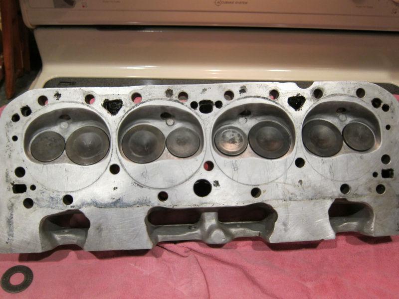 Brodix -8 ported small block chevy heads complete rockers, stud girdle, guides