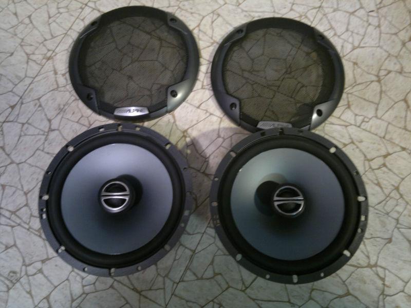  alpine spe-6000 6.5" 2 way 240w car speaker  pair