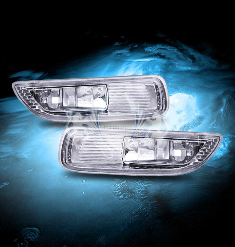 2003-2004 toyota corolla euro clear bumper fog lights lamps