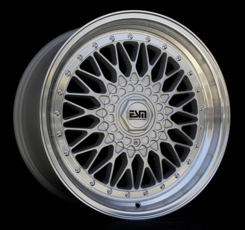 18" rs style wheels 18.5 18x9.5 esm 002r 4x100 4x114.3 4x98 4x108 5x98 5x108 