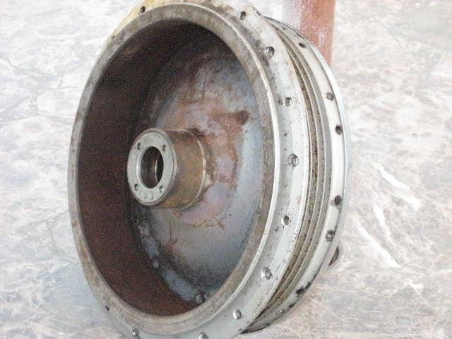 Bsa twin leading shoe front wheel hub a65 a50