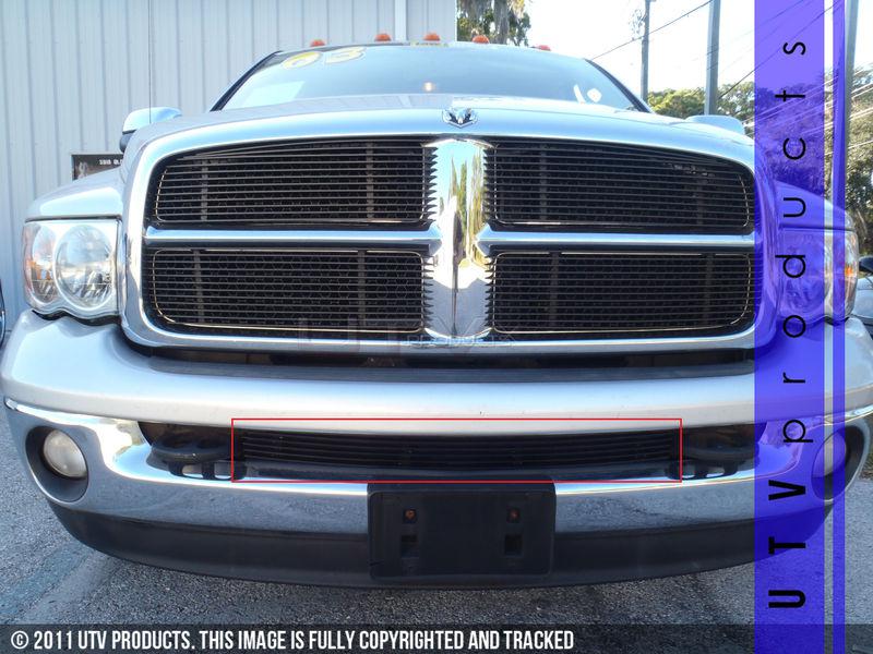 2002 2003 2004 2005 dodge ram 2500 bumper billet grille black lower custom 