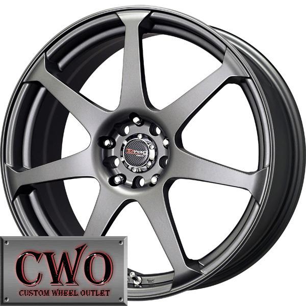 17 drag dr-33 wheels rims 5x100/5x114.3 5 lug civic mazda 3 6 wrx accord tsx rsx