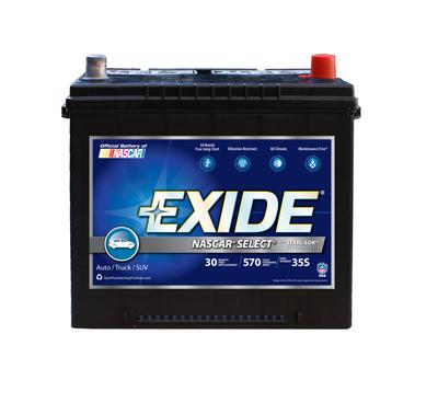 Exide 35s battery, std automotive-exide nascar select - cca: 570