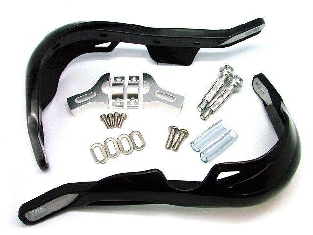 Black motocross hand guards for ktm sx exc xc xcf sxf 65 85 105 250 350 450 525