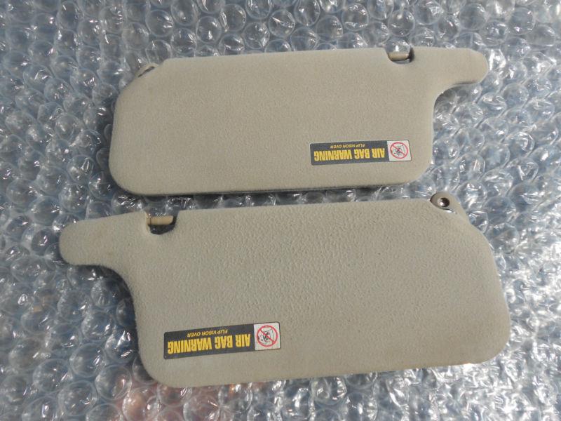 Honda civic sun visor sunvisor right left side rh lh pair oem 96 97 98 99 00