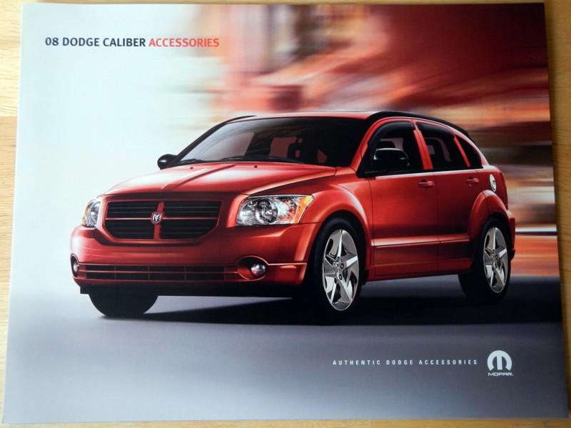 New 2008 dodge caliber accessories dealer catalog brochure