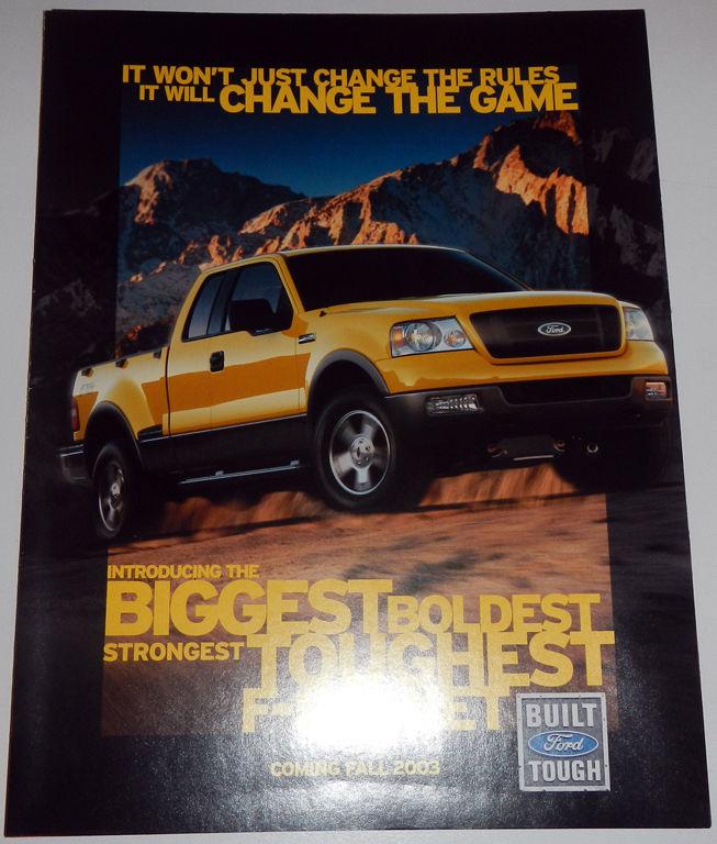 2004 ford f-150 brochure and poster