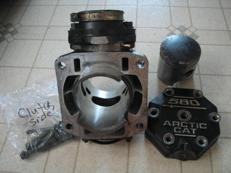 94 arctic cat zr 580 snowmobile cylinder & piston clutch side 95 96  pantera ext