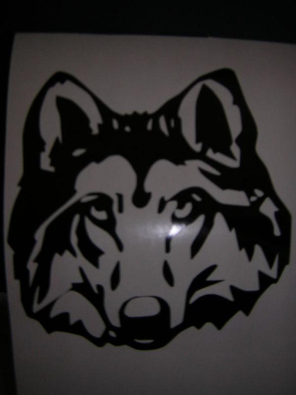 wolf window decal