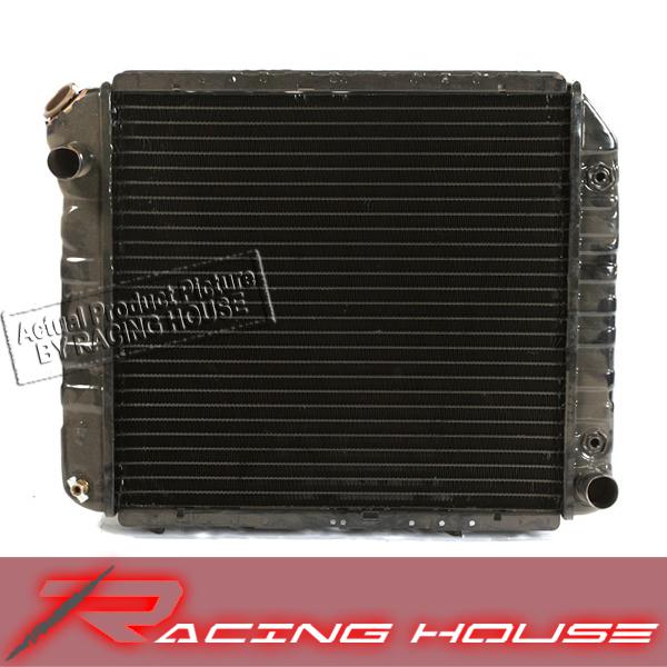 1986-1987 amc/renault 2-row cooling assembly radiator a/t m/t alliance/encore