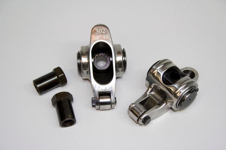 Amc v8 polished alloy steel roller rocker arms 1.6 - ra302-psr46